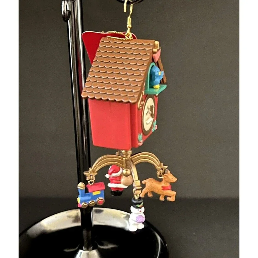 Christmas Traditions Deluxe Solar Motion Ornaments Cuckoo Clock & Toy Shop Kmart